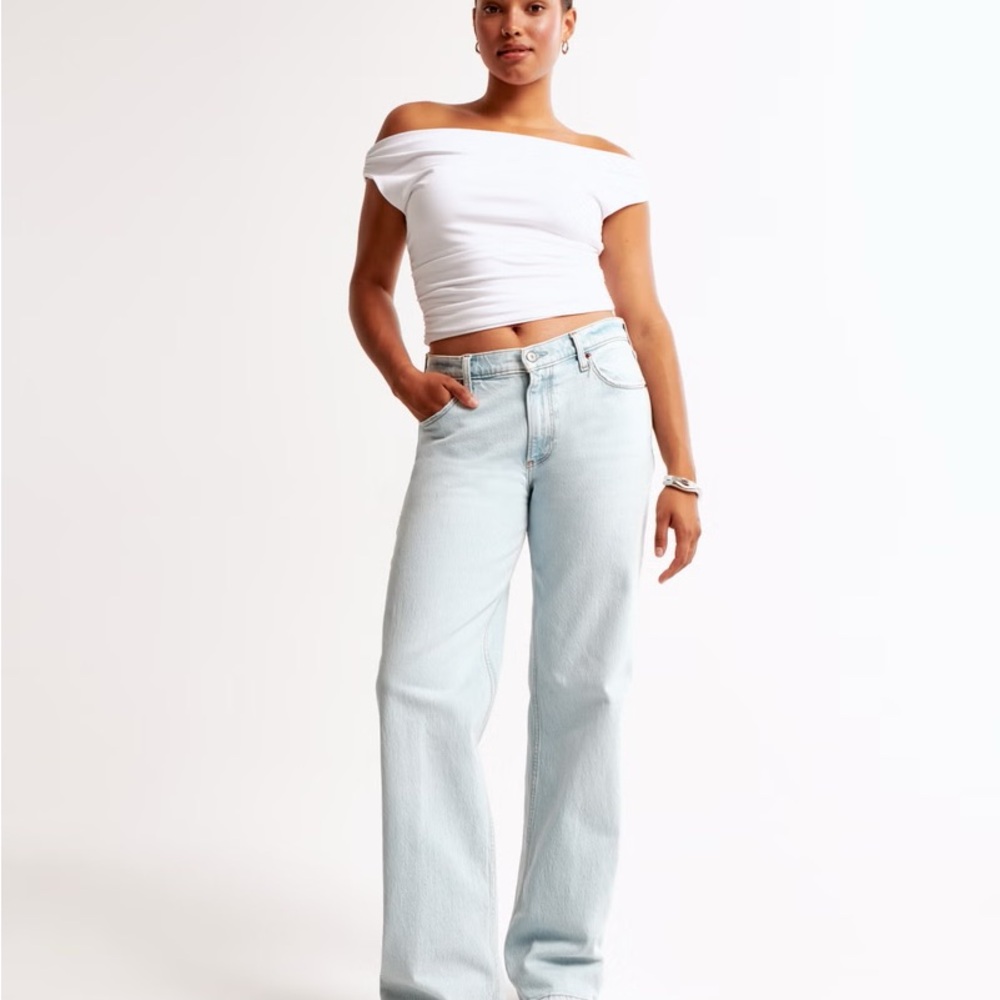 Abercrombie & Fitch Light Blue Flare Jeans